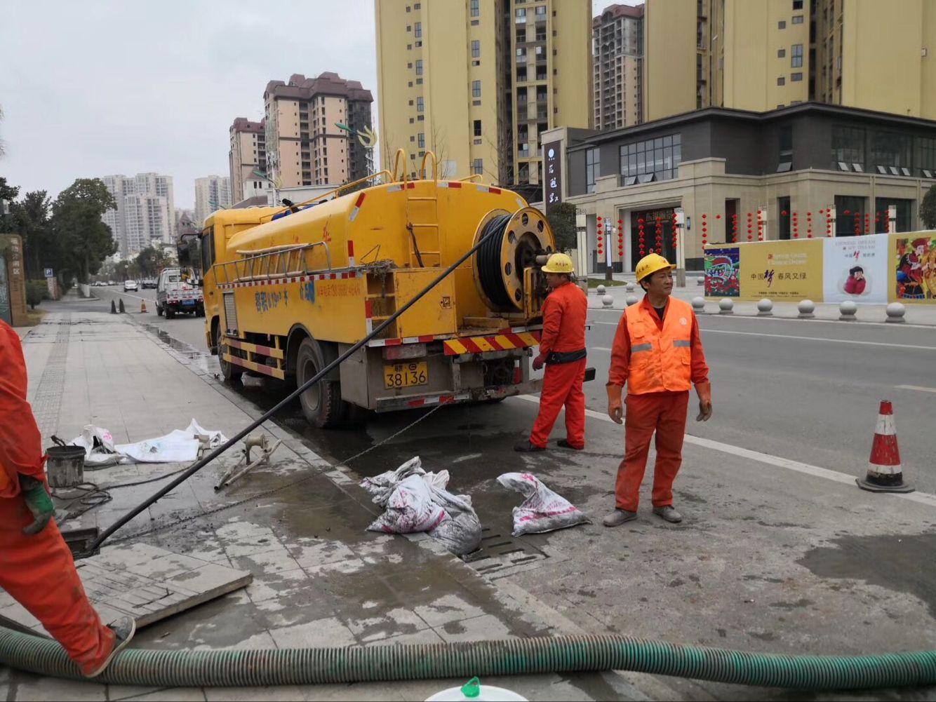 原阳排污管道清淤-管道清洗